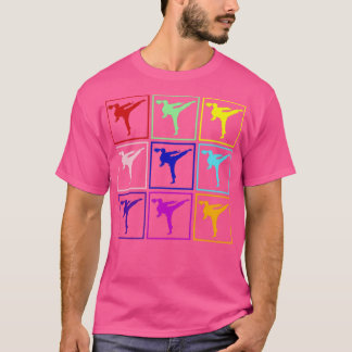 Girl Karate Kick Martial Arts Gift Karate T-Shirt
