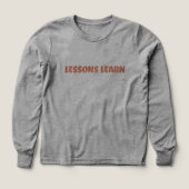 Girl/Kids Energy Flow Lessons Learn Long Sleeve (Design Vorderseite)