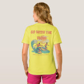 Girl/Kids Energy Flow Lessons Learn T Shirt (Schwarz voll)