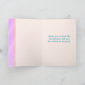 Girl Kindergeburtstag Party danke Karte (Innenseite)