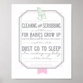Girl Kinderzimmer Wall Art | Babys Behalt nicht Poster