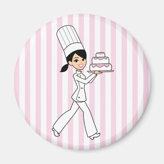 Girl Koch Print Magnet (Vorne)