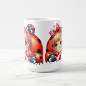 Girl Ladybug Kaffeetasse (Mittel)