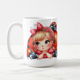 Girl Ladybug Kaffeetasse