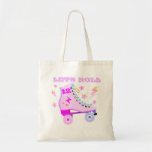 Girl Lasse Roll Roller Skaten Retro Neon Pink