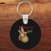 Girl Leonidas Sparta Warrior Gladia Schlüsselanhänger (Vorderseite)