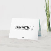 Girl Lesend a Book under a Tree with a Sleepy Cat Karte (Rückseite)