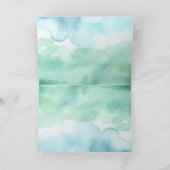 Girl Lesend a Book under a Tree with a Sleepy Cat Karte (Innenseite)