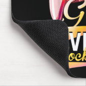 Girl Level 7 Unlocks Videospiel 7. Geburtstag Mousepad (Ecke)