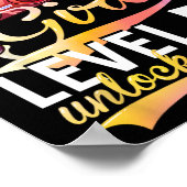 Girl Level 7 Unlocks Videospiel 7. Geburtstag Poster (Ecke)
