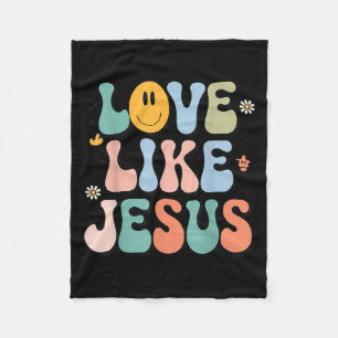 Girl Liebe wie Jesus Niedlich Christlichen Kleinki Fleecedecke