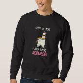 Girl Lieben Alpacas Llama Rainbow Carl Sweatshirt (Vorderseite)