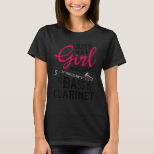 Girl Lieben Bass Klarinette - Klarinette für Musik T-Shirt