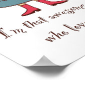 Girl-Lieben-Poster Poster (Ecke)