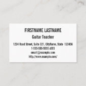 Girl Light Pink & Dark Pink Herzstreifenmuster Visitenkarte (Rückseite)