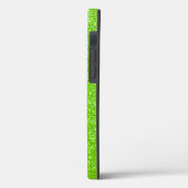 Girl Lime Green Glitzer Name Personalisiert Case-Mate iPhone Hülle (Rückseite / Links)