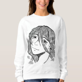 Girl lineart  sweatshirt