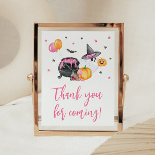 Girl Little Boo Baby Shower Vielen Dank für Ihr Ko Poster