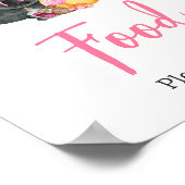 Girl Little Boo Ghost Baby Duschnahrung Poster (Ecke)