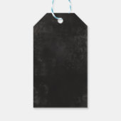 Girl Little Boo Theme Kinderdusche Danke Geschenkanhänger (Rückseite)