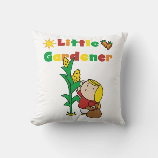 Girl Little Gardener Kissen (Vorderseite)