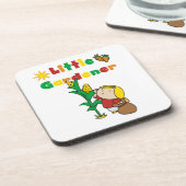 Girl Little Gardener Untersetzer (Linke Seite)