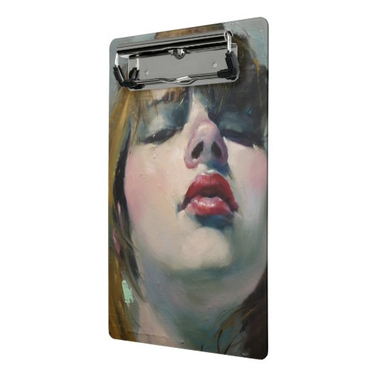 Girl Looking Down (von Malcolm T. Liepke) Mini Klemmbrett (Gewinkelt2)