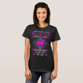 Girl Loved Weimaraner Pet Lovers Gift T-Shirt (Vorne ganz)