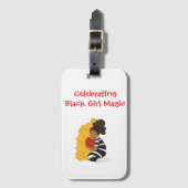 Girl Luggage Tags Gepäckanhänger (Vorderseite Vertikal)
