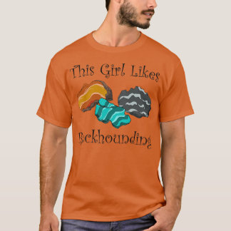 Girl mag Rockhounding Earth Nature Science Premi T-Shirt