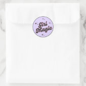 Girl Magic Sticker zum Dekorieren (Tasche)
