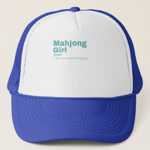 Girl - Mahjong Truckerkappe