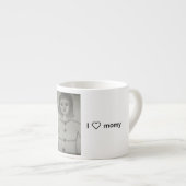 Girl-Malerei-Tasse Espressotasse (Vorderseite Rechts)