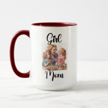 Girl Mama 15oz Tasse/Muttertagsstunden Tasse