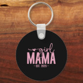Girl Mama Est 2025 Pregnancy Reveal Mom To Be New Schlüsselanhänger (Vorderseite)