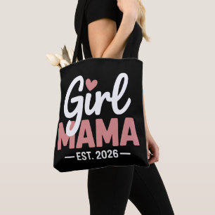 Girl Mama Est 2026 Schwangerschafts-Offenbarung Ne Tasche