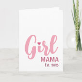 Girl Mama Est. Personalized Gift Karte (Vorderseite)