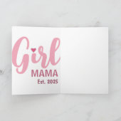 Girl Mama Est. Personalized Gift Karte (Innenseite)