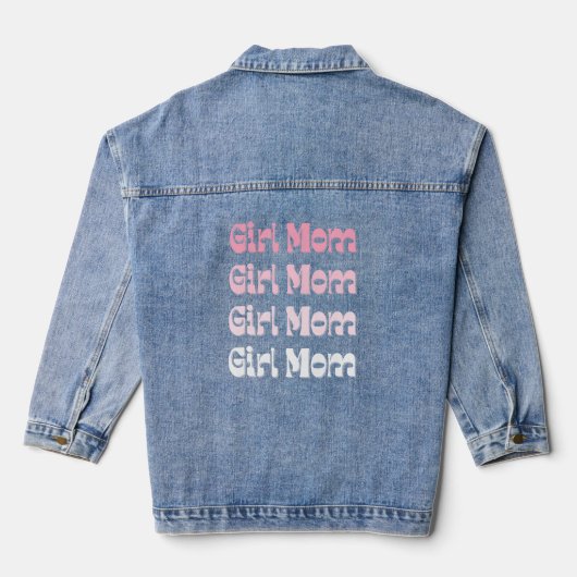 Girl Mama Jean Jacket Jeansjacke (Rückseite)
