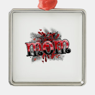 Girl Mama Ornament Aus Metall