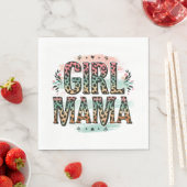 Girl Mama Serviette (Beispiel)