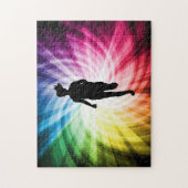 Girl Marathon Runner Puzzle (Vertikal)