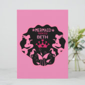 Girl Mermaid Princess (Stehend Vorderseite)