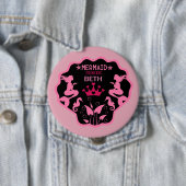 Girl Mermaid Princess Button (Beispiel)