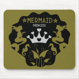 Girl Mermaid Princess Mousepad
