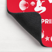Girl Mermaid Princess Mousepad (Ecke)