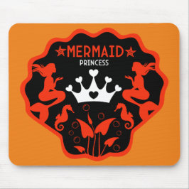 Girl Mermaid Princess Mousepad