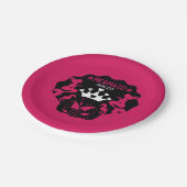 Girl Mermaid Princess Pappteller (Schrägansicht)