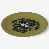 Girl Mermaid Princess Pappteller (Schrägansicht)