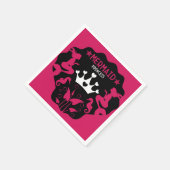 Girl Mermaid Princess Serviette (Ecke)